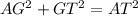 AG^{2} + GT^{2} = AT^{2}