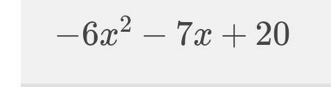 Multiply
(2x2 – 3x)(3x2 + 2x - 1)
help plz