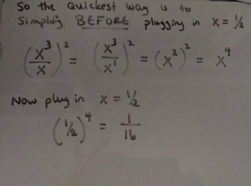 CORRECT ANSWER GETS BRAINLIEST

Explain how you would apply exponent rules to evaluate for the value