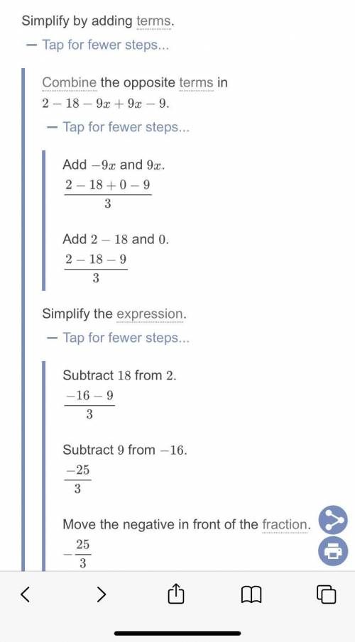 PLEASE HEL
Simplify: 2/3 -(6 + 3x) + 3 (x - 1)