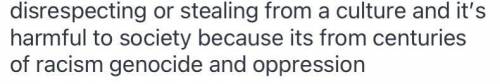 in your word what is the definition of cultural appropriation and how does it affect society/social