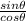 \frac{sin \theta}{cos \theta}