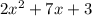 2x^2+7x+3