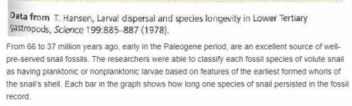 Count the number of new species that form in each group beginning at 60 mya (the first three species