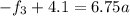 -f_3+4.1=6.75a