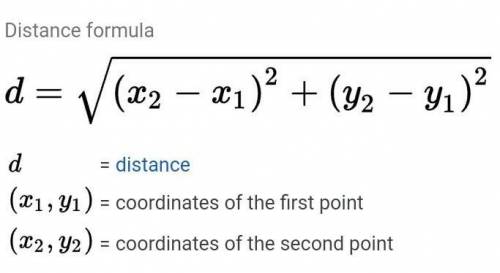 (1) Find the distance between the points R(-3, 4) and S(5, 4).​