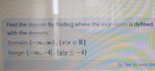 1. = -(x+4)2 - 4
Axis of Symmetry:
W
Vertex:
Domain:
Range: