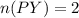 n(PY) = 2