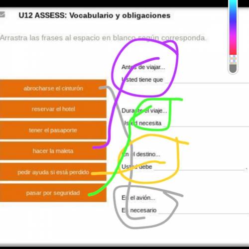 Another spanish question! No links please! Please help answer ASAP!