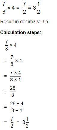 Calculate the distance Colt walks if he walks 7/8 mile each day for days. Write and solve a multipli