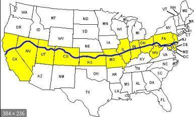 Which state has the longest continuous street in America?