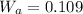 W_{a}=0.109