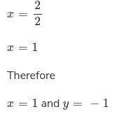 Solve the linear systems using the substitution method. 2x-3y=-1 x=y+1

Please explain the steps too