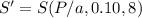 S'=S(P/a,0.10,8)