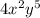 4x^2y^5