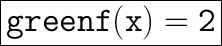 \quad \quad \quad \quad   \huge\boxed{\tt{ \color{green}f(x) = 2 }}