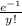 \frac{e^{-1} }{y!}