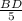 \frac{BD}{5}