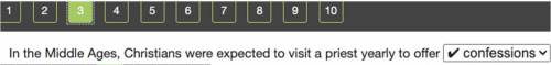 In the Middle Ages, Christians were expected to visit a priest yearly to offer