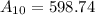 A_{10} = 598.74