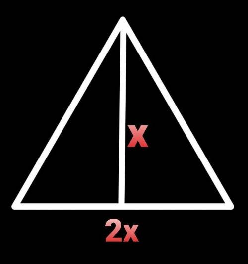 The base of a triangle is twice the height of the triangle.

The area of a triangle is 16 cm.
Draw t