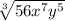 \sqrt[3]{56x^7y^5}