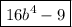 \boxed{16b^4-9}