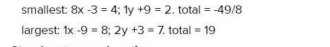 Directions: Using the digits 1 to 9, at most one time each, fill in the boxes to find the largest or