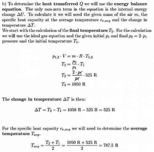 A rigid tank contains 10 lbm of air at 30 psia and 60 F. Find the volume of the tank in ft3. The tan