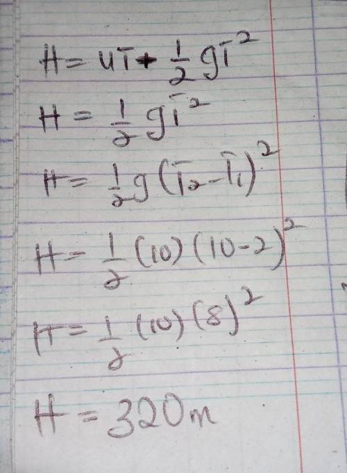 A particle is projected vertically upwards . It attains a height h after 2 seconds and again after 1