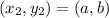 (x_{2},y_{2})=(a,b)