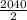 \frac{2040}{2}