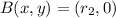 B(x,y) = (r_{2},0)