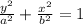 \frac{y^{2}}{a^{2}}+\frac{x^{2}}{b^{2}}=1