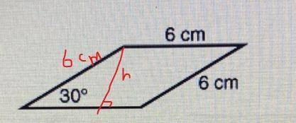 What is the area of the parallelogram ?