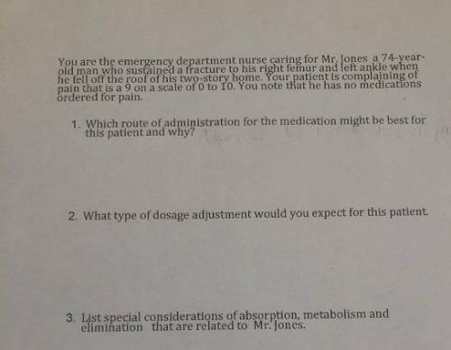 Use the following scenario to answer questions 6 through 10: Scenario: You are the emergency departm