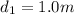 d_1 = 1.0m