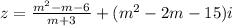z=\frac{m^2-m-6}{m+3}+(m^2-2m-15)i