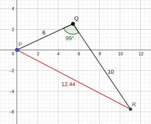 A boy walks 6 km from a point P to a point Q on a bearing of 065. He then walks to a point R at a di