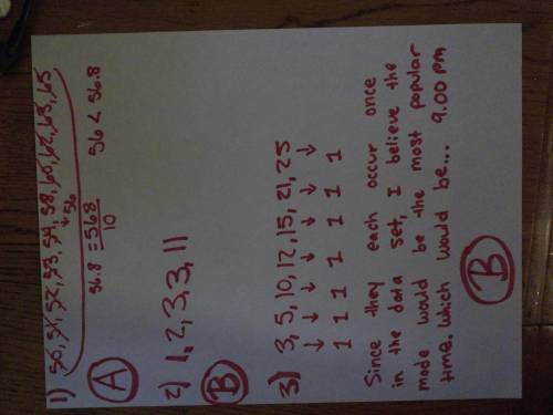 PLZ HELP ME I NEED TO GET THIS RIGHT 20 POINTS

1.) the table shows the weight in kilograms of 10 pl