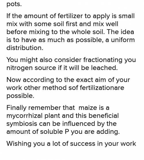 For his science project, Chip decided to test how well plants grew with fertilizer. He started off b