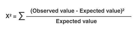 What test is used to ensure that the results you expect are the same as the results you are observin