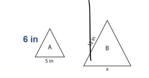 Figure A was drawn first and figure B was drawn second. What is the scale factor? (Please look at th