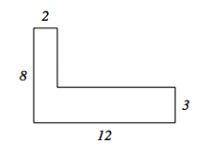 Find the perimeter and area of the figure below.