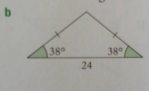 Find the height and area of each of these triangles