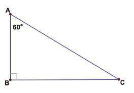 For the right triangle shown, what is the sine of angle C? A) 2  B)  3 C)  1 2 D)  3 2 E)  3 3