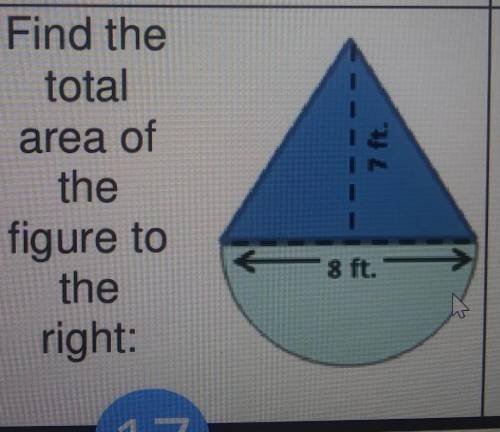 What is the area of the figure?