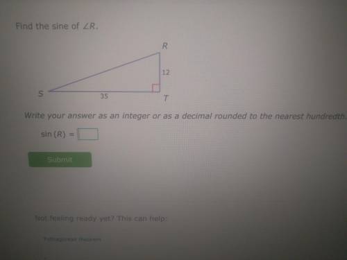 Help plssss.. find the sine of R.. BRAINLIEST...