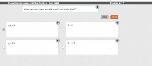 Which expression has a term with a coefficient greater than 1?