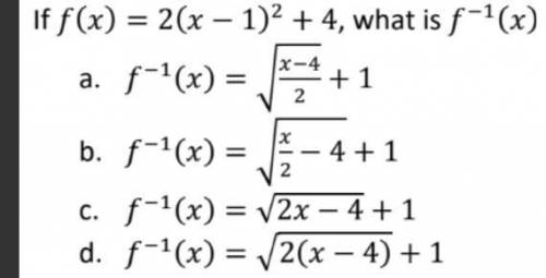 What is the inverse/answer for this problem?
